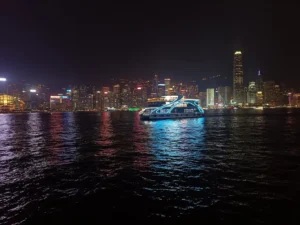 Espectáculo de luces de Hong Kong - Viajando al Cuadrado