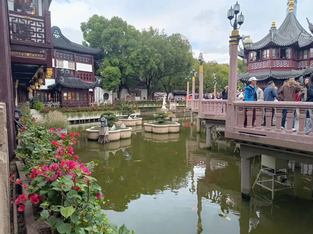 Alrededores del templo Yuyuan (China)