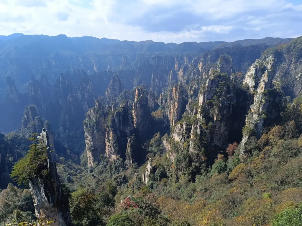 Montañas de Avatar en Parque Nacional de Zhangjiajie (China)