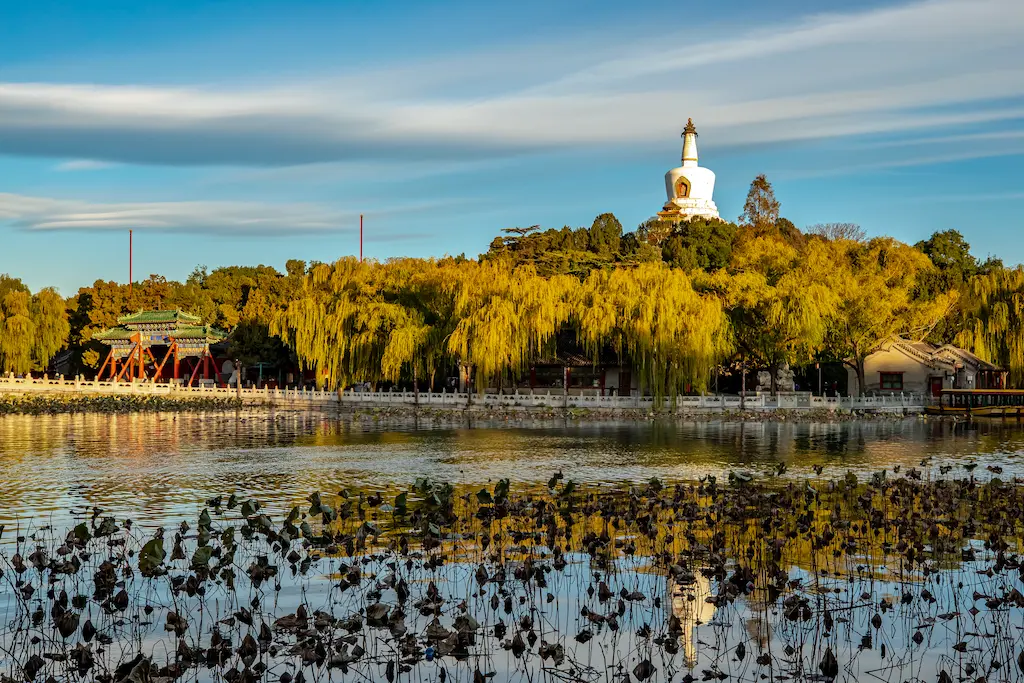 Parque Beihai en Pekin