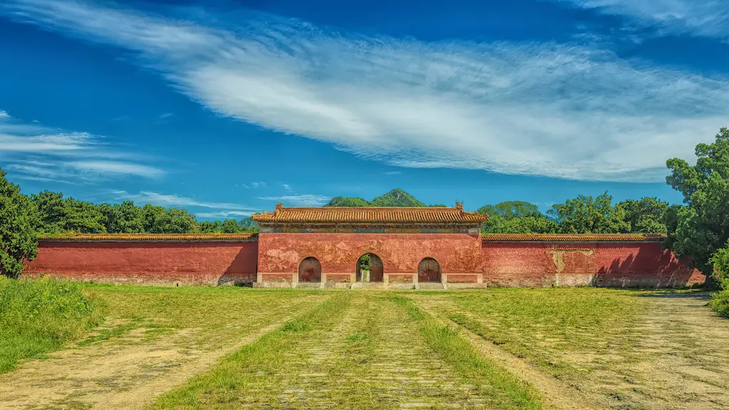 Entrada de las Tumbas Ming